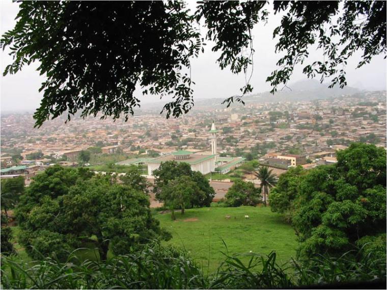 Vista de Yaounde, Camerún