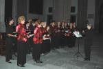 Coro que cantó durante la celebración solemne, dirigido por Inmaculada Egüés, DMSF