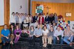 Foto de familia de los miembros de las comunidades educativas de Canarias que participaron en la celebración.