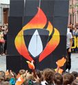 La llama del Jubileo se extiende por las calles de Las Palmas